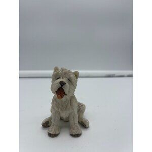 Country Artists West Highland Westie Puppy Yawning Dog Figurine